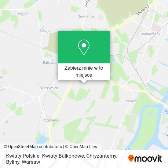 Mapa Kwiaty Polskie. Kwiaty Balkonowe, Chryzantemy, Byliny