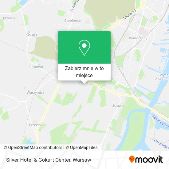 Mapa Silver Hotel & Gokart Center