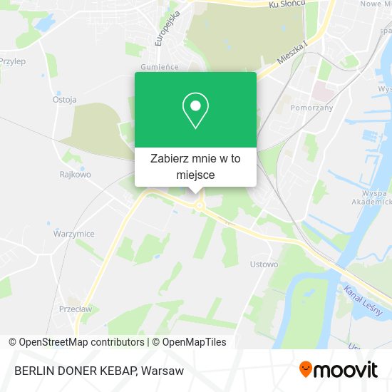 Mapa BERLIN DONER KEBAP