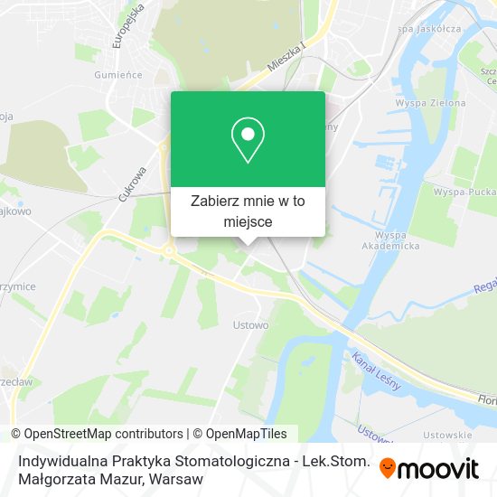 Mapa Indywidualna Praktyka Stomatologiczna - Lek.Stom. Małgorzata Mazur