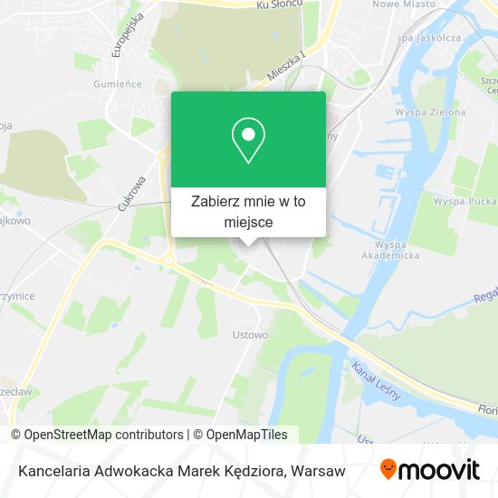 Mapa Kancelaria Adwokacka Marek Kędziora