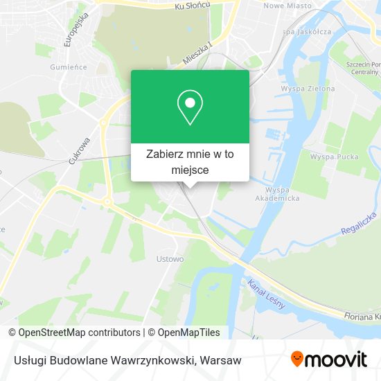 Mapa Usługi Budowlane Wawrzynkowski