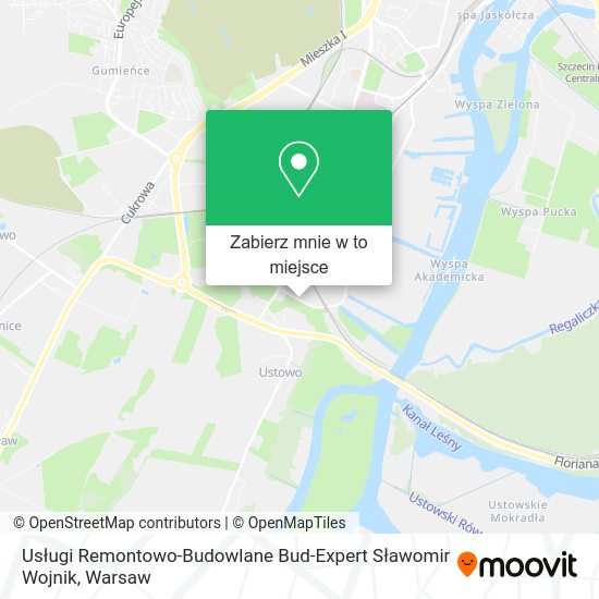 Mapa Usługi Remontowo-Budowlane Bud-Expert Sławomir Wojnik