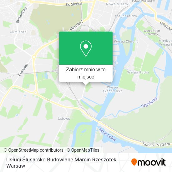 Mapa Usługi Ślusarsko Budowlane Marcin Rzeszotek