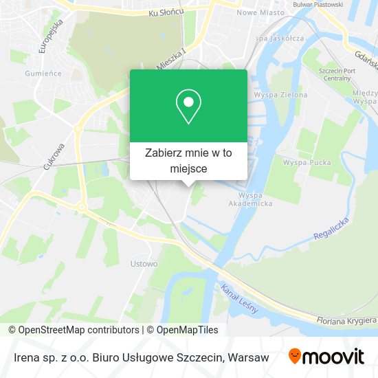 Mapa Irena sp. z o.o. Biuro Usługowe Szczecin