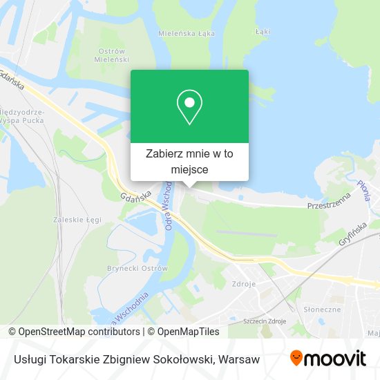 Mapa Usługi Tokarskie Zbigniew Sokołowski