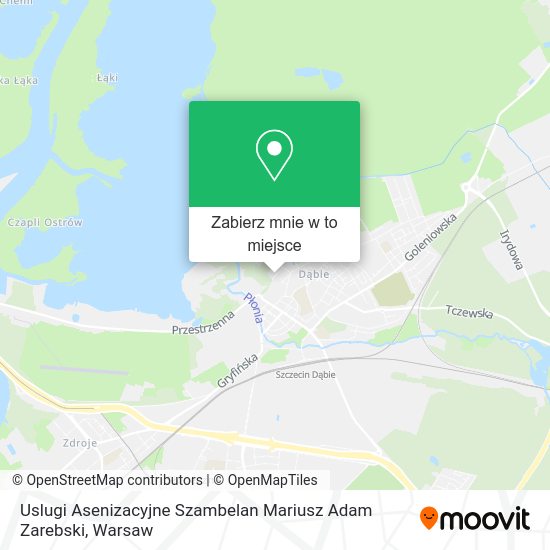 Mapa Uslugi Asenizacyjne Szambelan Mariusz Adam Zarebski