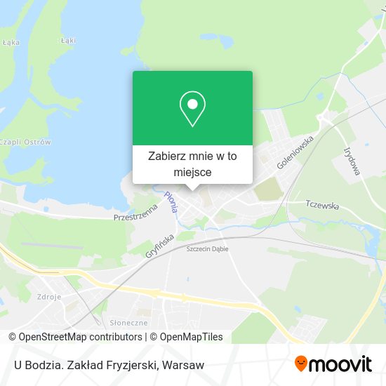 Mapa U Bodzia. Zakład Fryzjerski