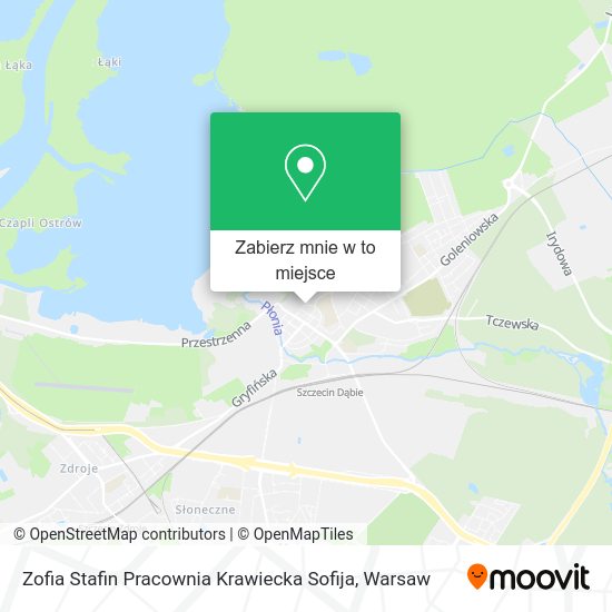 Mapa Zofia Stafin Pracownia Krawiecka Sofija