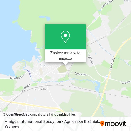 Mapa Amigos International Spedytion - Agnieszka Blaźniak