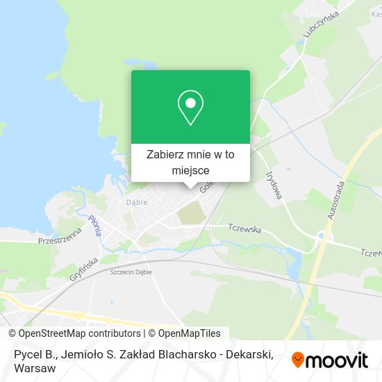 Mapa Pycel B., Jemioło S. Zakład Blacharsko - Dekarski