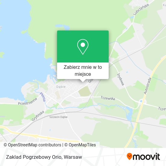 Mapa Zaklad Pogrzebowy Orio