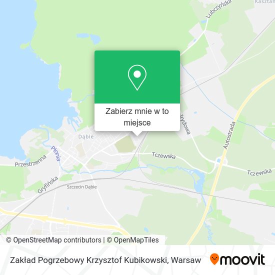 Mapa Zakład Pogrzebowy Krzysztof Kubikowski