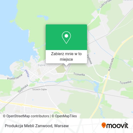 Mapa Produkcja Mebli Zanwood