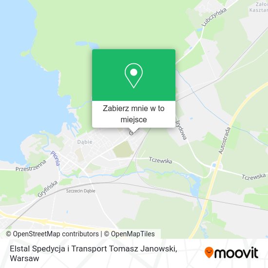 Mapa Elstal Spedycja i Transport Tomasz Janowski