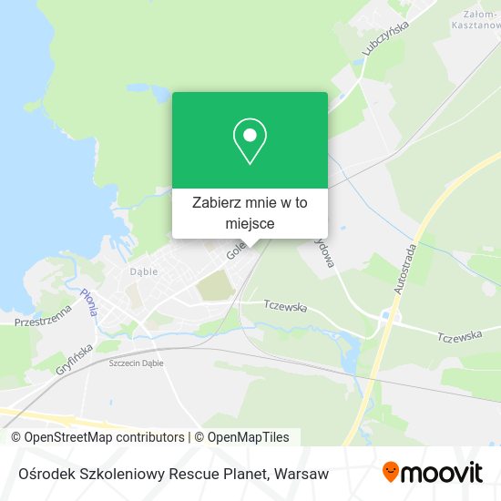 Mapa Ośrodek Szkoleniowy Rescue Planet