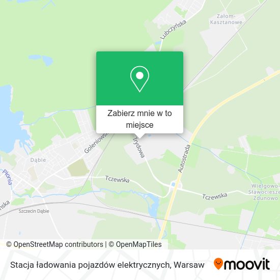 Mapa Stacja ładowania pojazdów elektrycznych