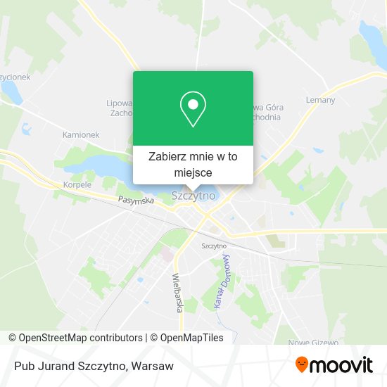 Mapa Pub Jurand Szczytno