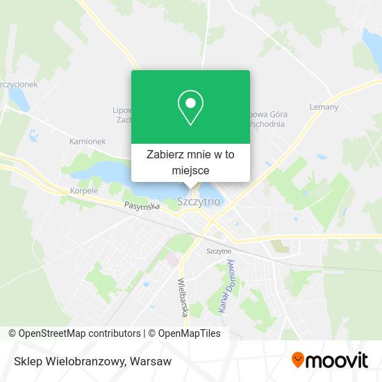 Mapa Sklep Wielobranzowy