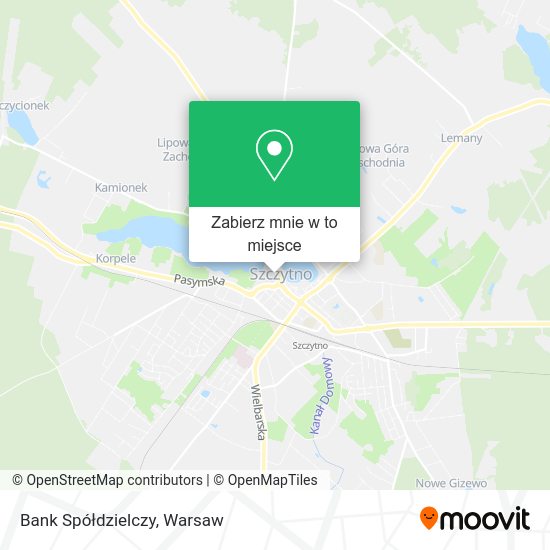 Mapa Bank Spółdzielczy