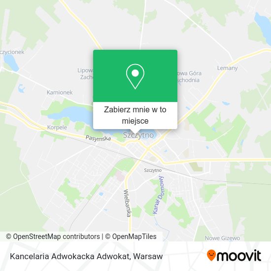 Mapa Kancelaria Adwokacka Adwokat