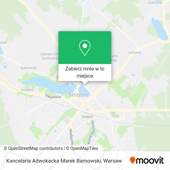 Mapa Kancelaria Adwokacka Marek Barnowski