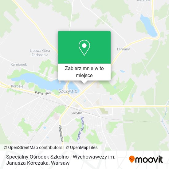 Mapa Specjalny Ośrodek Szkolno - Wychowawczy im. Janusza Korczaka