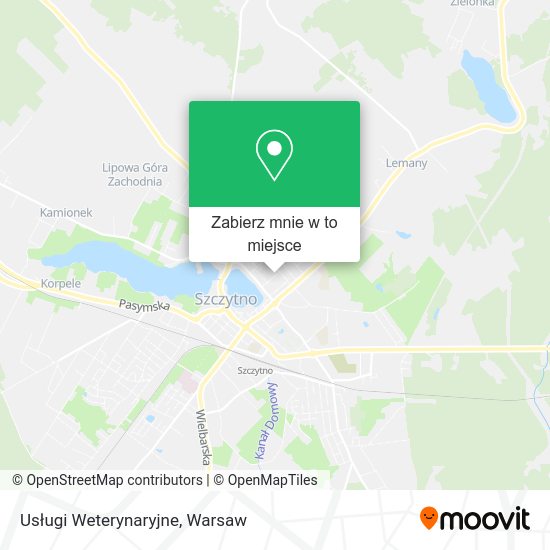 Mapa Usługi Weterynaryjne