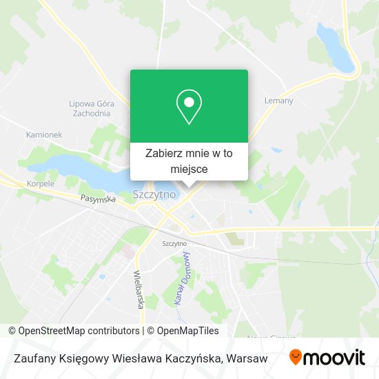 Mapa Zaufany Księgowy Wiesława Kaczyńska