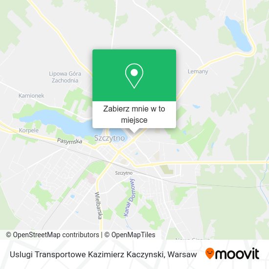 Mapa Uslugi Transportowe Kazimierz Kaczynski