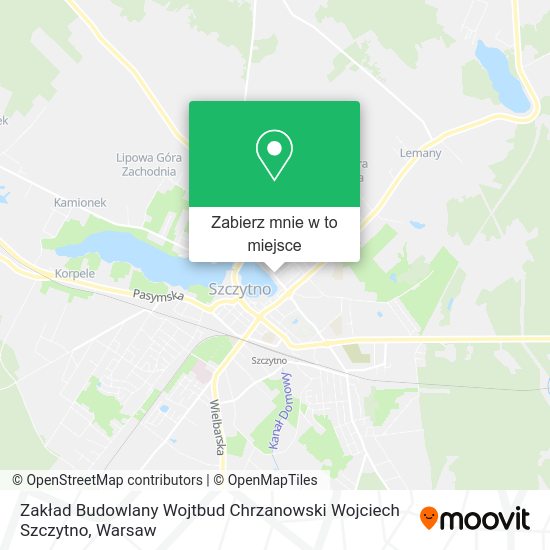 Mapa Zakład Budowlany Wojtbud Chrzanowski Wojciech Szczytno