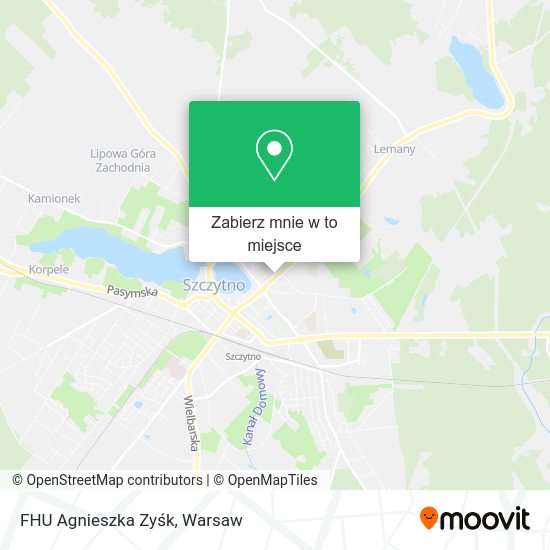 Mapa FHU Agnieszka Zyśk