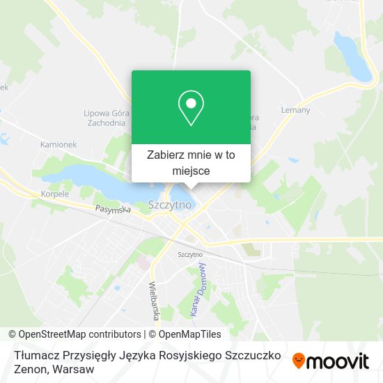 Mapa Tłumacz Przysięgły Języka Rosyjskiego Szczuczko Zenon