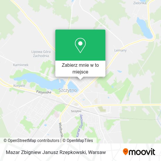 Mapa Mazar Zbigniew Janusz Rzepkowski