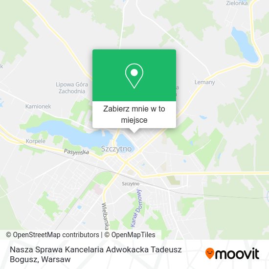 Mapa Nasza Sprawa Kancelaria Adwokacka Tadeusz Bogusz