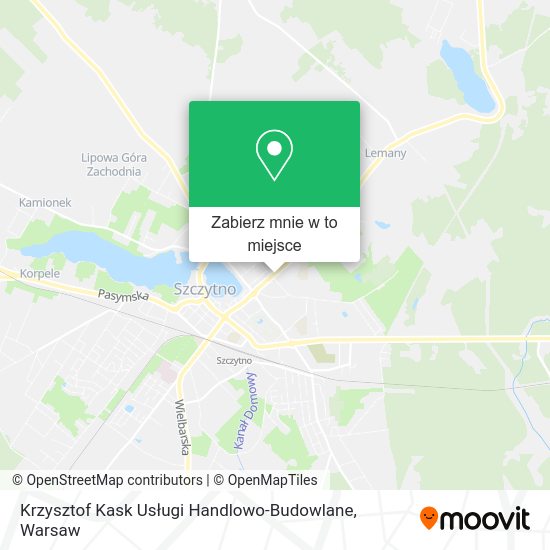 Mapa Krzysztof Kask Usługi Handlowo-Budowlane