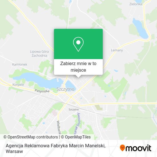 Mapa Agencja Reklamowa Fabryka Marcin Manelski