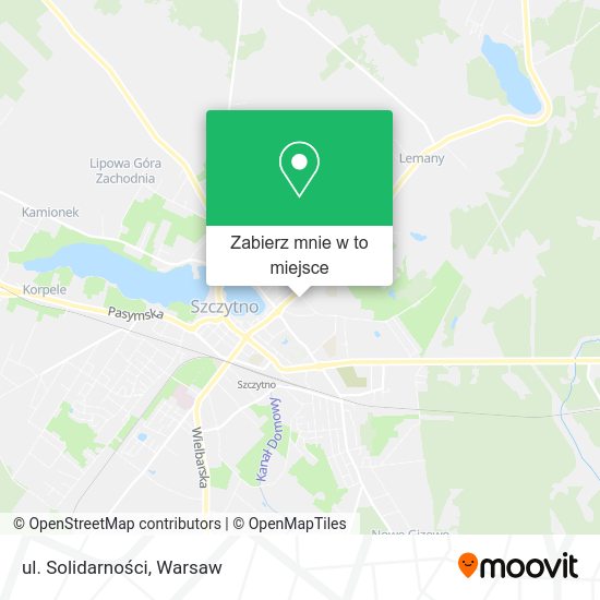 Mapa ul. Solidarności