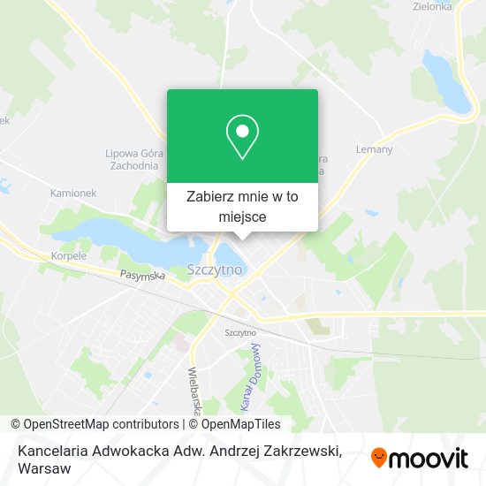 Mapa Kancelaria Adwokacka Adw. Andrzej Zakrzewski