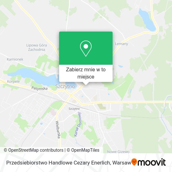 Mapa Przedsiebiorstwo Handlowe Cezary Enerlich