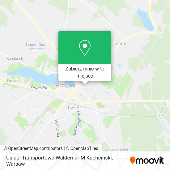 Mapa Uslugi Transportowe Waldemar M Kuchcinski