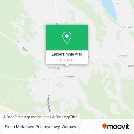 Mapa Sklep Metalowo-Przemysłowy