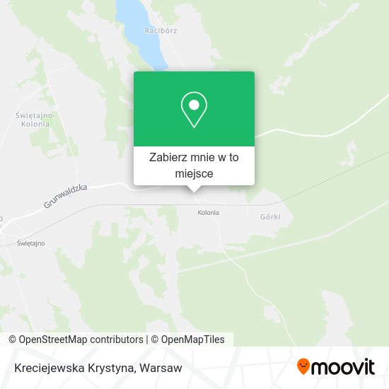 Mapa Kreciejewska Krystyna