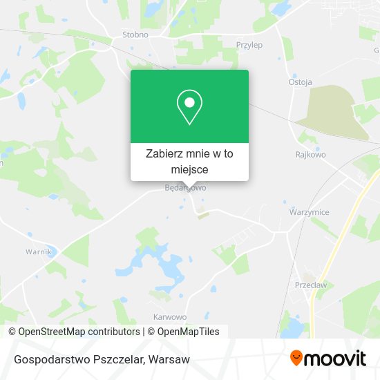 Mapa Gospodarstwo Pszczelar