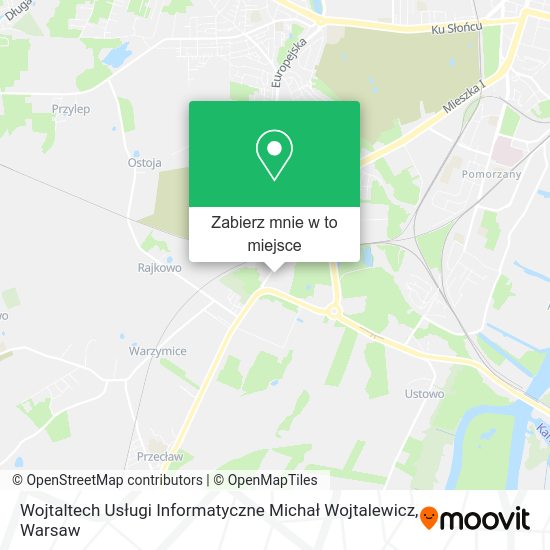 Mapa Wojtaltech Usługi Informatyczne Michał Wojtalewicz