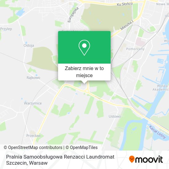 Mapa Pralnia Samoobsługowa Renzacci Laundromat Szczecin