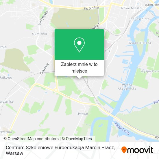 Mapa Centrum Szkoleniowe Euroedukacja Marcin Pracz