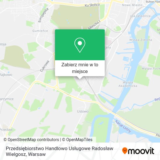 Mapa Przedsiębiorstwo Handlowo Usługowe Radosław Wielgosz