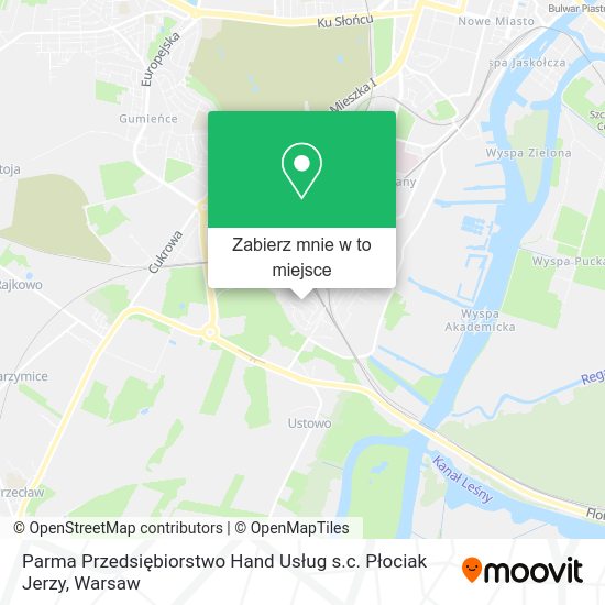 Mapa Parma Przedsiębiorstwo Hand Usług s.c. Płociak Jerzy