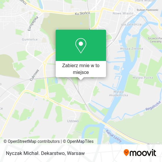 Mapa Nyczak Michał. Dekarstwo